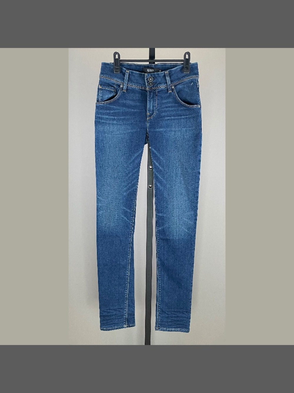 NEW Hudson Jeans Womens 26 blue denim Collin skinny designer casual